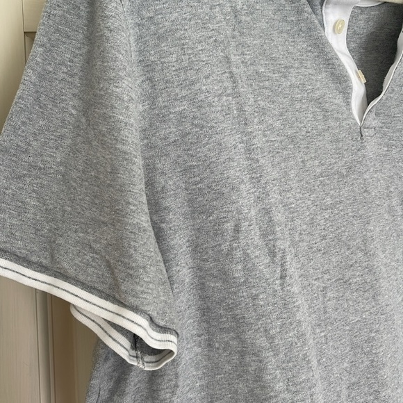 Michael Kors Men’s Short Sleeve Polo Golf Shirt Size XL Gray - Picture 4 of 5